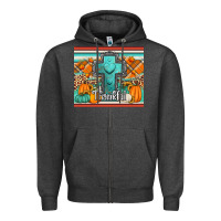 Charcoal Heather fall thankfull cross Zipper Hoodie - Jasminsmagicworld