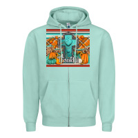 Seafoam fall thankfull cross Zipper Hoodie - Jasminsmagicworld