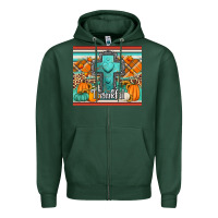 Fall Thankfull Cross Zipper Hoodie | Teevron