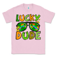 Bubblegum Pink St. Patrick's Lucky dude Classic Tee - OliviaCreatesArt