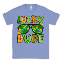 Colony Blue St. Patrick's Lucky dude Classic Tee - OliviaCreatesArt