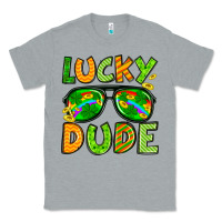 Heather Grey St. Patrick's Lucky dude Classic Tee - OliviaCreatesArt