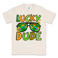 Natural St. Patrick's Lucky dude Classic Tee - OliviaCreatesArt