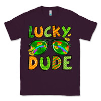 Plum St. Patrick's Lucky dude Classic Tee - OliviaCreatesArt