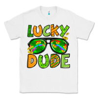 White St. Patrick's Lucky dude Classic Tee - OliviaCreatesArt