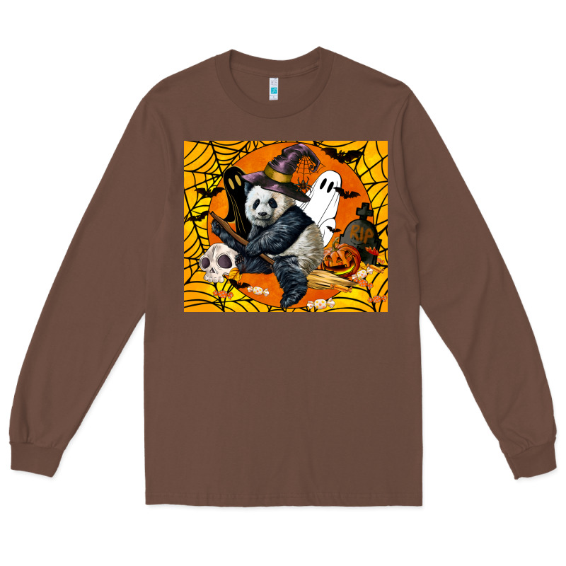 Panda Halloween Long Sleeve Tee by LillyAllenDesigns | Teevron