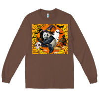 Chestnut panda halloween Long Sleeve Tee - LillyAllenDesigns