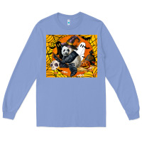 Colony Blue panda halloween Long Sleeve Tee - LillyAllenDesigns