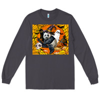 Smoke panda halloween Long Sleeve Tee - LillyAllenDesigns
