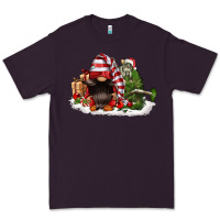 Plum christmas gnome and tree Premium Tee - FaDigitalArtStudio