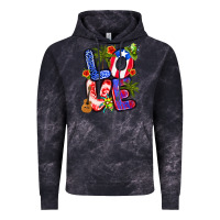 Cloud Black puerto rico love Vintage Hoodie - Artiststas