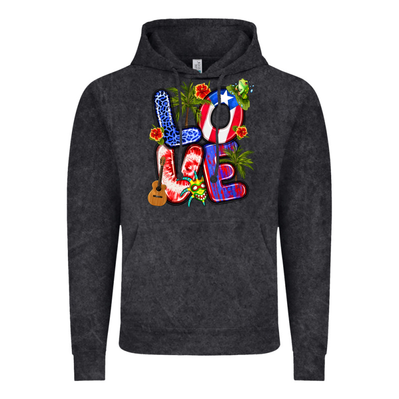 Puerto Rico Love Vintage Hoodie by Artiststas | Teevron