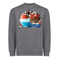 Storm Red White  Booze With Cowhide Background Heavyweight Sweatshirt - Jasminsmagicworld