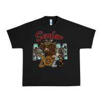 Black Senior Mom 2023 Urban Heavy Tee - CowhideDigitalArt