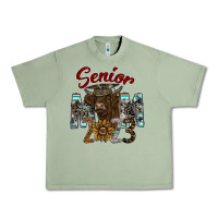 Oil Green Senior Mom 2023 Urban Heavy Tee - CowhideDigitalArt