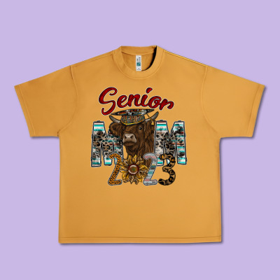 Senior Mom 2023 Urban Heavy Tee Designed By Cowhidedigitalart