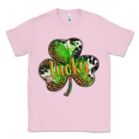 Bubblegum Pink st. patricks day lucky shamrock Classic Tee - BarkalooDesign
