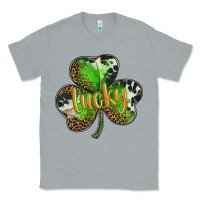 Heather Grey st. patricks day lucky shamrock Classic Tee - BarkalooDesign