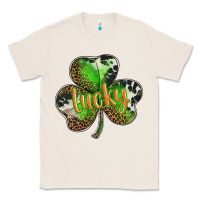 Natural st. patricks day lucky shamrock Classic Tee - BarkalooDesign