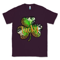 Plum st. patricks day lucky shamrock Classic Tee - BarkalooDesign