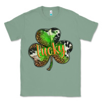 Sage st. patricks day lucky shamrock Classic Tee - BarkalooDesign