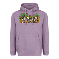 Lavender Cactus Cowhide Sunflower Mama and Mini Set Heavyweight Hoodie - Jasminsmagicworld
