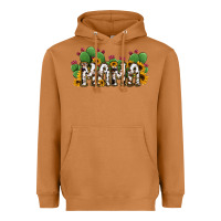 Meerkat Cactus Cowhide Sunflower Mama and Mini Set Heavyweight Hoodie - Jasminsmagicworld