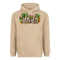 Mushroom Cactus Cowhide Sunflower Mama and Mini Set Heavyweight Hoodie - Jasminsmagicworld