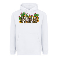 White Cactus Cowhide Sunflower Mama and Mini Set Heavyweight Hoodie - Jasminsmagicworld