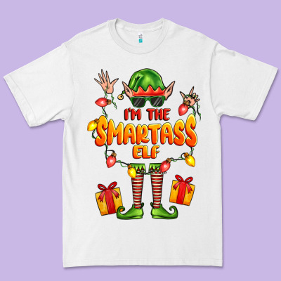Im The Smartass Elf Premium Tee Designed By Fadigitalartstudio