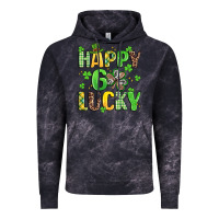 Cloud Black happy go lucky Vintage Hoodie - Artiststas