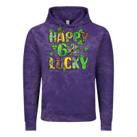 Cloud Purple happy go lucky Vintage Hoodie - Artiststas