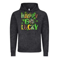 Vintage Black happy go lucky Vintage Hoodie - Artiststas
