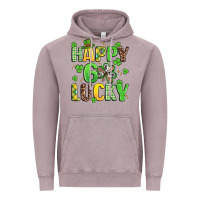 Vintage Zinc happy go lucky Vintage Hoodie - Artiststas