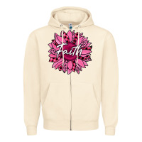 Sandshell faith breast cancer awareness sunflower Zipper Hoodie - Jasminsmagicworld