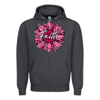 Smoke faith breast cancer awareness sunflower Zipper Hoodie - Jasminsmagicworld