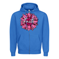True Royal faith breast cancer awareness sunflower Zipper Hoodie - Jasminsmagicworld