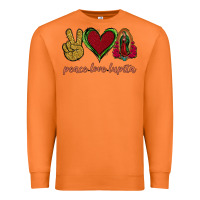 Carrot Peace Love Lupita Premium Sweatshirt - Jasminsmagicworld