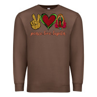 Chestnut Peace Love Lupita Premium Sweatshirt - Jasminsmagicworld