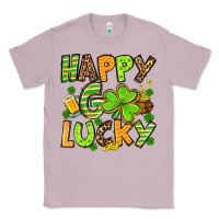 Lilac St. Patrick's Happy go lucky Classic Tee - OliviaCreatesArt