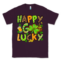 Plum St. Patrick's Happy go lucky Classic Tee - OliviaCreatesArt