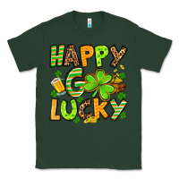 Sports Green St. Patrick's Happy go lucky Classic Tee - OliviaCreatesArt
