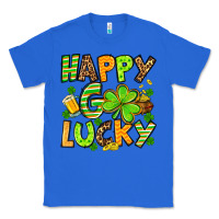 True Royal St. Patrick's Happy go lucky Classic Tee - OliviaCreatesArt
