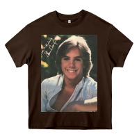 Chocolate Brown shaun cassidy Heavy Core Tee - baoMotion