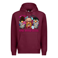 Burgundy hair whisperers Premium Hoodie - BarkalooDesign