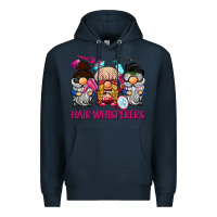 Navy hair whisperers Premium Hoodie - BarkalooDesign