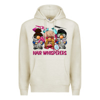 Oatmeal Heather hair whisperers Premium Hoodie - BarkalooDesign