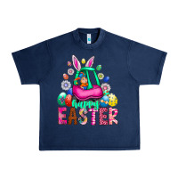 Navy Easter Urban Heavy Tee - CowhideDigitalArt