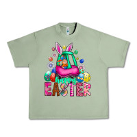 Oil Green Easter Urban Heavy Tee - CowhideDigitalArt