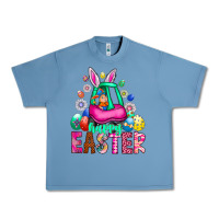 Pebble Blue Easter Urban Heavy Tee - CowhideDigitalArt